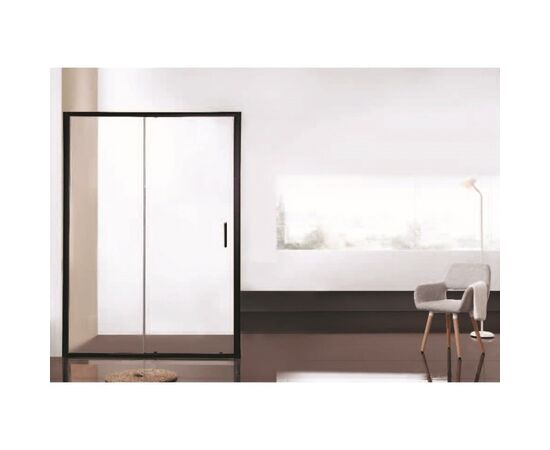 Душевая дверь bravat 120x200 blackline bd120.4101b в Актау фото № 2