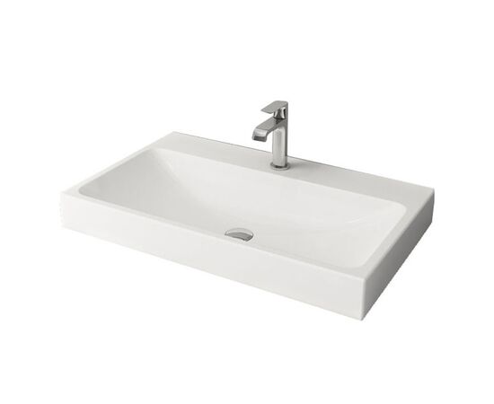 раковина накладная scala bocchi 1078-001-0126 80*48 белый глянец в Актау фото № 1