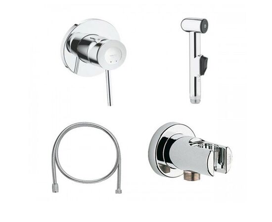 Гигиенический набор grohe bauclassic 124434  хром в Актау фото № 1