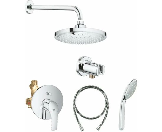 Душевая система grohe eurosmart tempesta 210 124440 встраиваемая в Актау фото № 1