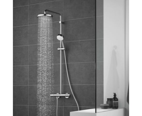 Душевая стойка grohe tempesta cosmopolitan 210 27922001 с термостатическим смесителем в Актау фото № 2