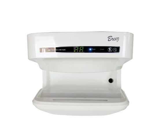 электросушилка для рук breez jet 1650aw высокоскоростная  (белая) в Актау фото № 3
