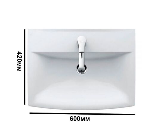 раковина подвесная laufen pro nordic h8109560001041 60x42 в Актау фото № 4