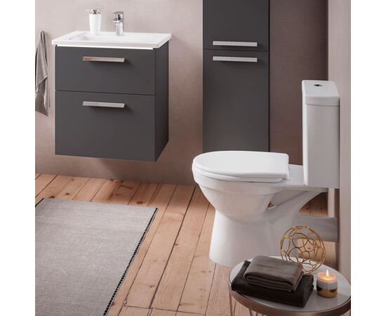 унитаз-компакт напольный  vitra norm eisberg 9844b099-7201 крышка смикролифтом в Актау фото № 2