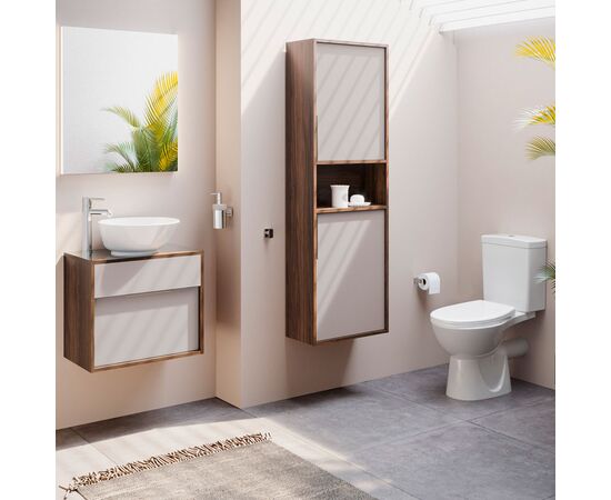 унитаз-компакт напольный vitra norm nord duroplast 9845b099-7202 крышка с микролифтом в Актау фото № 2