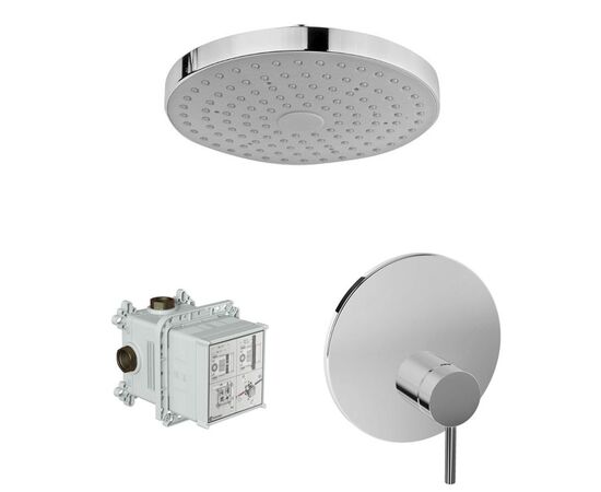 Комплект vitra: встраиваемый смеситель minimax a42268exp/a42262exp и верхний душ а45708ехр/a45652exp в Актау фото № 1