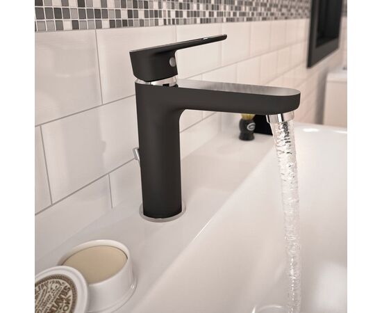 смеситель для раковины ideal standard tyria bc159hs (р) черный/хром в Актау фото № 2