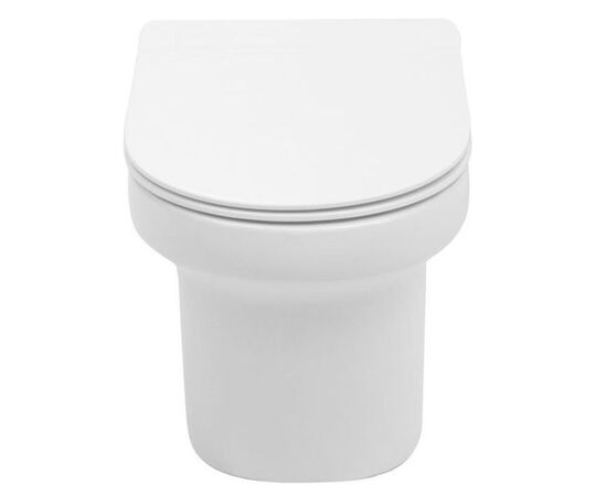 унитаз подвесной aquanet  nova f bl-101n-wht rimlees. тонкая крышка с микролифтом. в Актау фото № 2