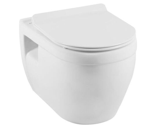 унитаз подвесной aquanet glide cl-11042 rimlees. тонкая крышка с микролифтом. в Актау фото № 1