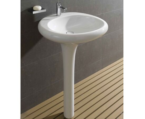 раковина vitra istanbul 4261b403-0041 60 см на пьедестале в Актау фото № 2