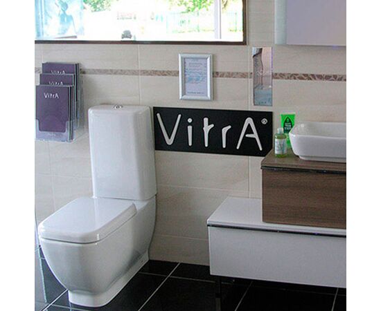 унитаз напольный vitra shift 4395b003-0096 с микролифтом(комплект) в Актау фото № 2