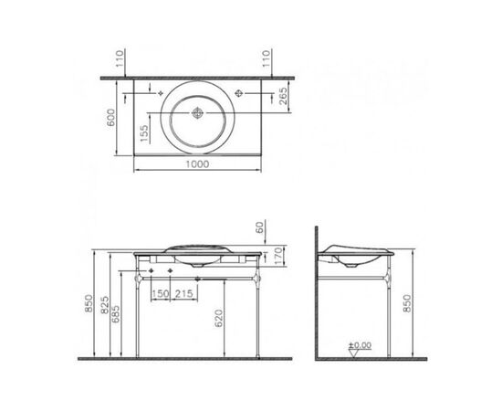 раковина vitra istanbul 4519b403-6142  в Актау фото № 3