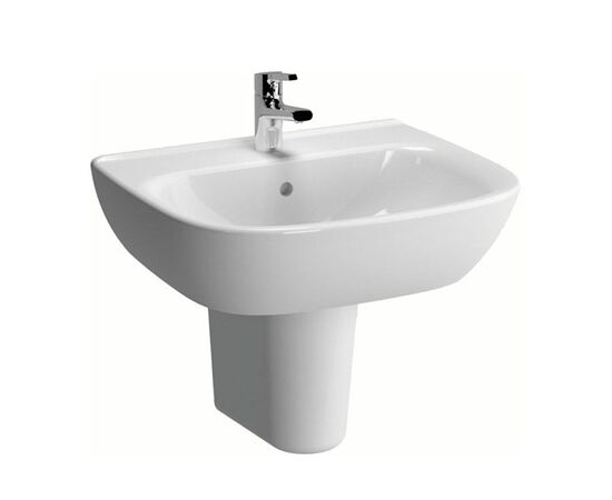 раковина подвесная vitra zentrum 5786b003-0001 60см на полуножке в Актау фото № 1