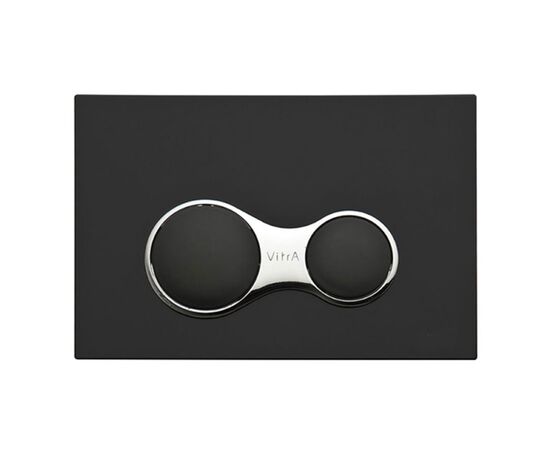 Клавиша смыва vitra sirius 740-0411 черная в Актау фото № 1