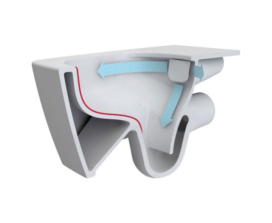 унитаз подвесной vitra sento 7748b003-0075 rim-ex тонкая крышка с микролифтом (комплект) в Актау фото № 5