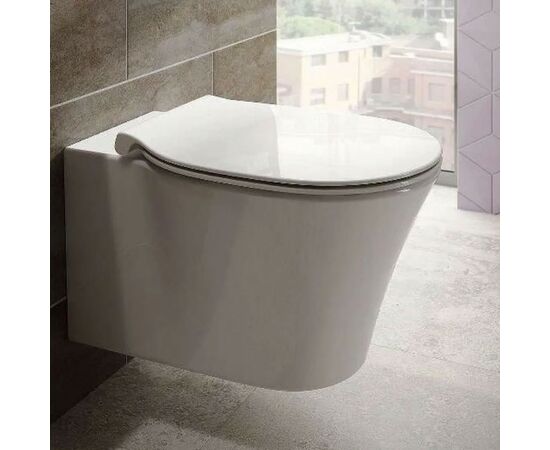 унитаз подвесной ideal standard connect air e005401 aqua blade .тонкая крышка  в Актау фото № 2