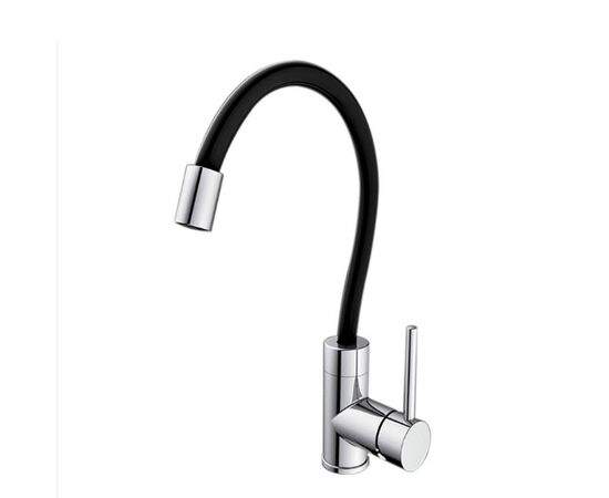 K36sbjbi05 смеситель для кухни супергибкий kitchen 360, черный iddis в Актау фото № 1