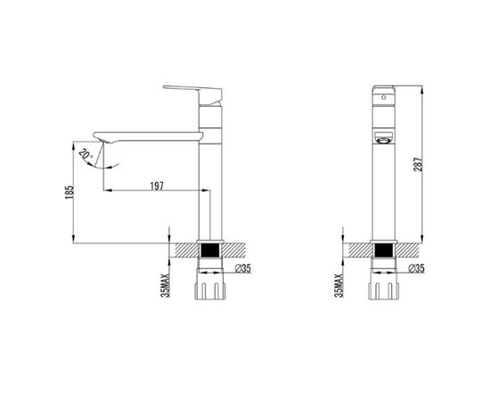 Ed1bbsg05 смеситель для кухни iddis edifice черный в Актау фото № 3