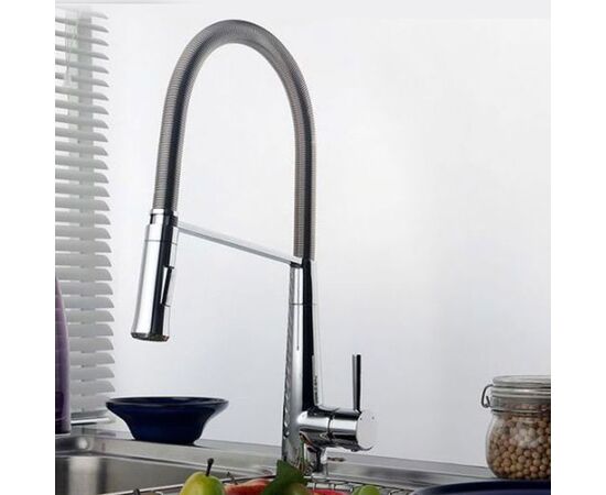 смеситель для кухни с вытяжным изливом, soul lm6002c le mark в Актау фото № 1