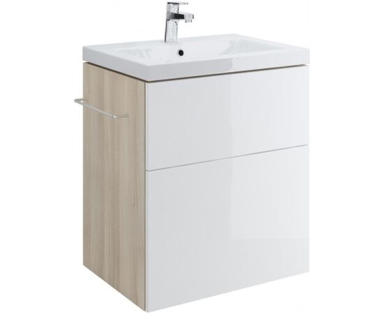 тумба cersanit smart p-su-sma-co60/wh 60см c раковиной в Актау фото № 1