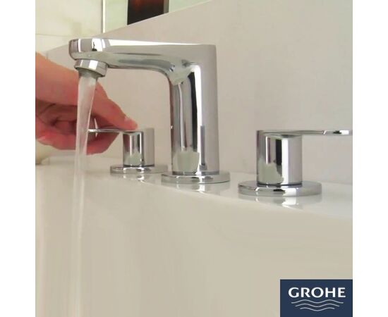 20187000 grohe eurosmart cosmopolitan смеситель для раковины, настенный, на 3 отверстия в Актау фото № 2