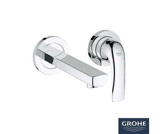 20288000 grohe baucurve ohm смеситель для раковины на 2 отверстия из стены в Актау фото № 1