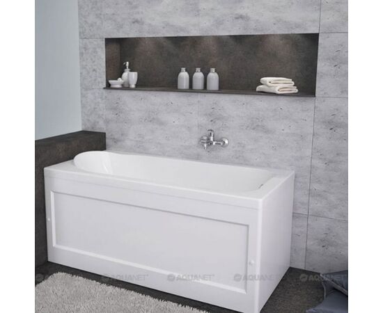 Ванна акриловая aquanet 120x70 west с каркасом в Актау фото № 2