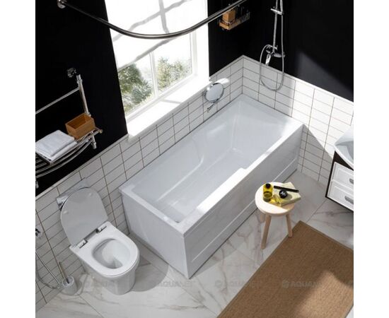 Ванна акриловая aquanet 170x75 taurus в комплекте с каркасом в Актау фото № 4