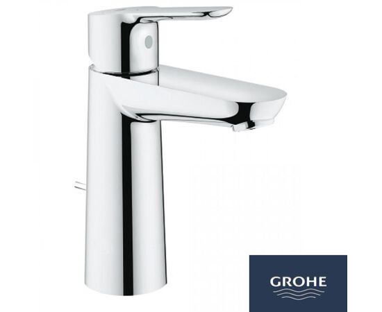 23759000 grohe bauedge смеситель однорычажный для раковины dn 15 m-size с донным клапаном в Актау фото № 1