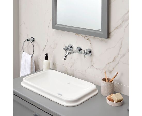 раковина на столешницу vitra valarte 7800b003-0012 58х36.5 см в Актау фото № 2
