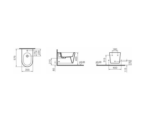 Биде vitra nest/matrix 5144/5174 в Актау фото № 3