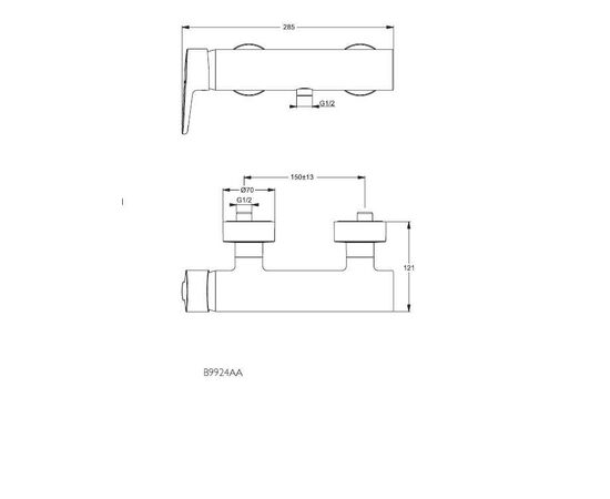 смеситель для душа ideal standard connect blue b9924aa в Актау фото № 2