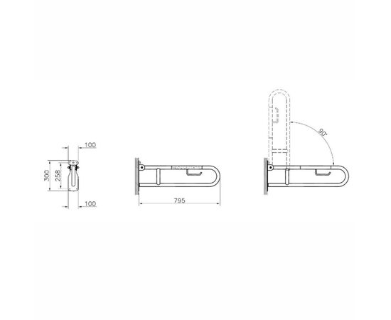 Поручень vitra a44468 настенный в Актау фото № 2