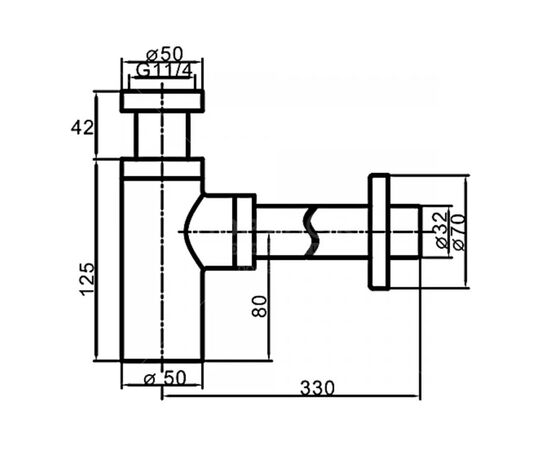 сифон для раковины frap f82-5 в Актау фото № 2