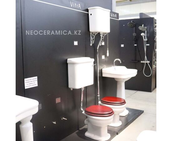 унитаз vitra efes/aria 6233в003-0075 на низкой декоративной трубе в Актау фото № 3