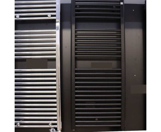 Полотенцесушитель zehnder aura 120x50 pbebz-120-50/mq черный в Актау фото № 3