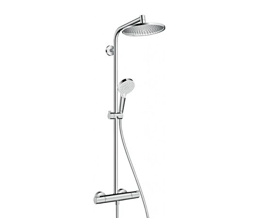 Душевая система hansgrohe crometta s 240 1jet showerpipe 27267000 с термостатом в Актау фото № 1