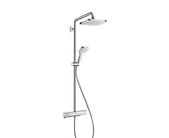 Душевая система hansgrohe croma e showerpipe 280 1jet 27630000 с термостатом в Актау фото № 1