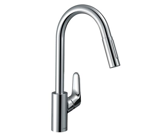 смеситель для кухни hansgrohe focus 31815000 c выдвижным душем в Актау фото № 1