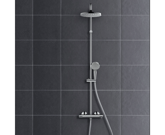 Душевая система hansgrohe vernis blend 26276000 термостат в Актау фото № 2
