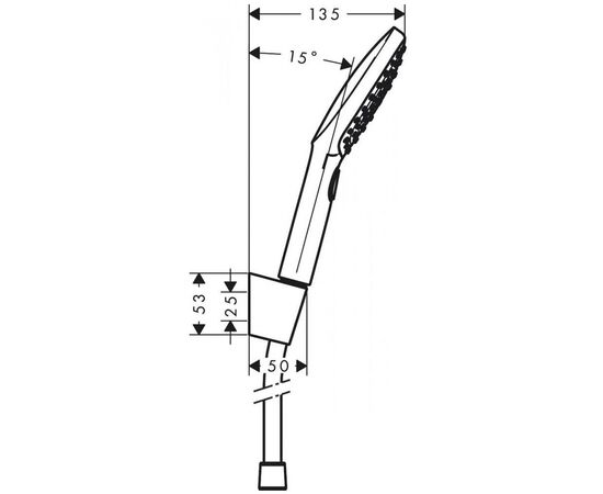 Душевoй гарнитур hansgrohe raindance select e  26720000 120 в Актау фото № 2