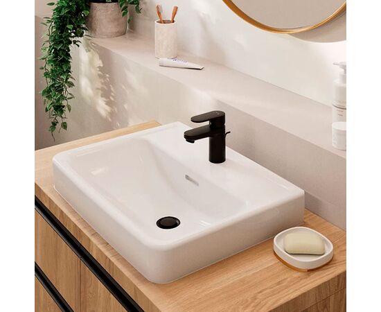 смеситель для раковины hansgrohe vernis blend 71550670 черный матовый в Актау фото № 2