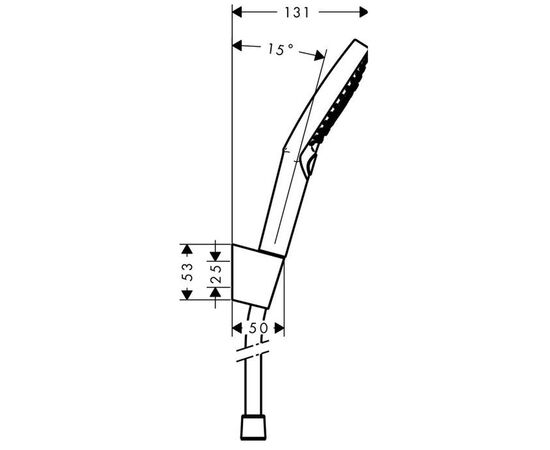 Душевой набор hansgrohe raindance select s 27668000 120 3jet в Актау фото № 2