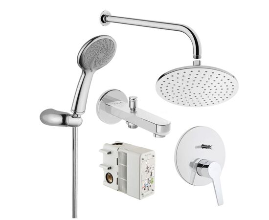 Душевая система 4в1 vitra solid s a49287exp встраиваемая в Актау фото № 1