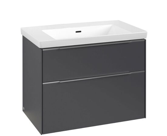 тумба с раковиной 80см villeroy&boch subway 3.0 c574l0vr+4a708301 в Актау фото № 1