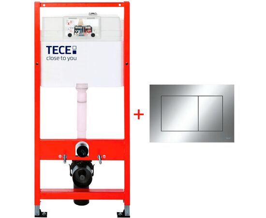 Инсталляция для унитаза teceprofil 9400407 c клавишей смыва base 9240701 в Актау фото № 1
