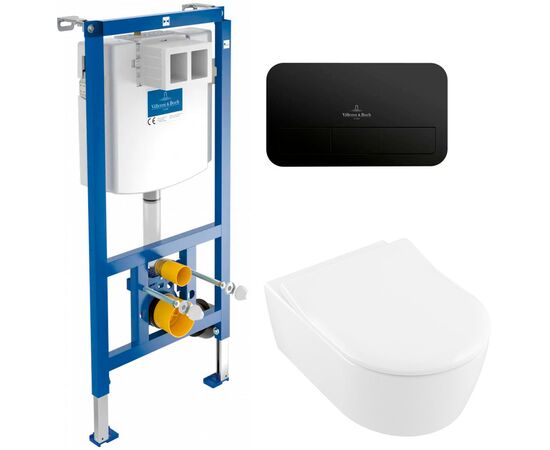 унитаз с инсталляцией 4в1 villeroy & boch avento 5656rs01 92242700 922490an в Актау фото № 1