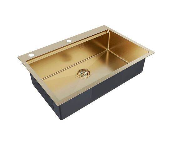 Кухонная мойка paulmark vast-pro pm 707551-bg в Актау фото № 1