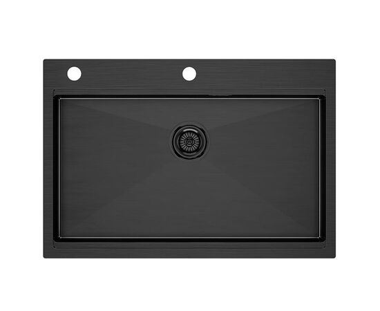 Кухонная мойка paulmark vast-pro pm 707551-gm в Актау фото № 3