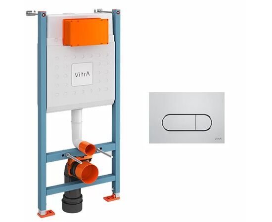 Инсталляция для унитаза 3в1 vitra v-fix core 800-1873 с клавишей 740-2280 в Актау фото № 1